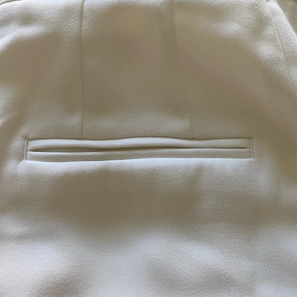 Club Monaco White Wide Leg Pants Size 00 - Picture 7 of 14